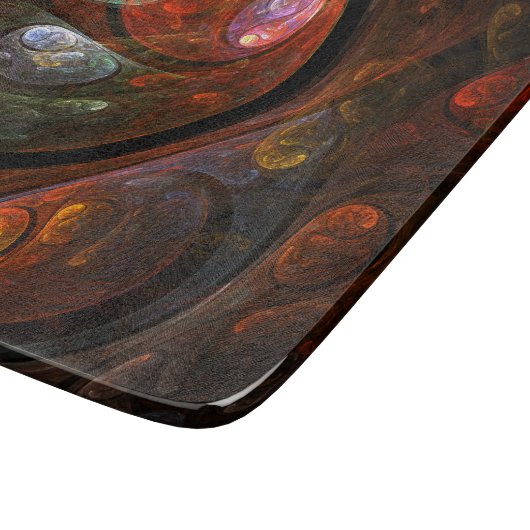 Planche À Découper Connexion fluide Rectangle d'art Abstrait (Coin)