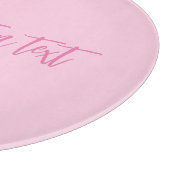 Planche À Découper Conscience du cancer du sein mois script personnal (Coin)