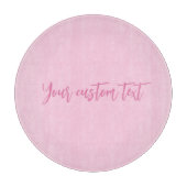 Planche À Découper Conscience du cancer du sein mois script personnal (Devant)