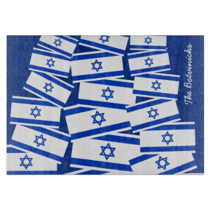 Planche À Découper Conseil d'administration d'Israel Flag Challah - p
