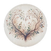 Planche À Découper Conseil de coupe cardiaque unique (Devant)