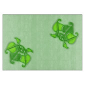 Planche À Découper Conseil de coupe - Clusters de Feuilles verts (Devant)