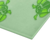 Planche À Découper Conseil de coupe - Clusters de Feuilles verts (Coin)