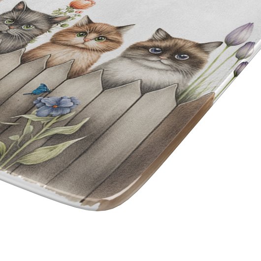 Planche À Découper Conseil de coupe de chat, Conseil de préparation d (Coin)