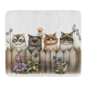 Planche À Découper Conseil de coupe de chat, Conseil de préparation d (Devant)