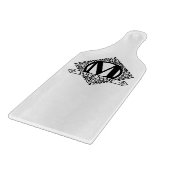 Planche À Découper Conseil de coupe de conception monogramme (Coin)