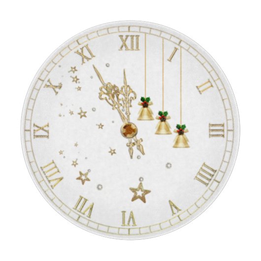 Planche À Découper Conseil de coupe de la Charcuterie du Nouvel An (Devant)