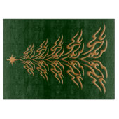 Planche À Découper Conseil de coupe de l'arbre de Noël Bell (Devant)