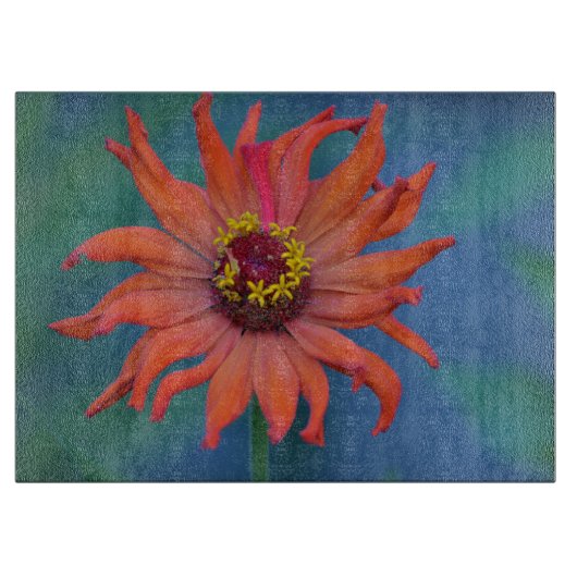 Planche À Découper Conseil de coupe de Zinnia (Devant)