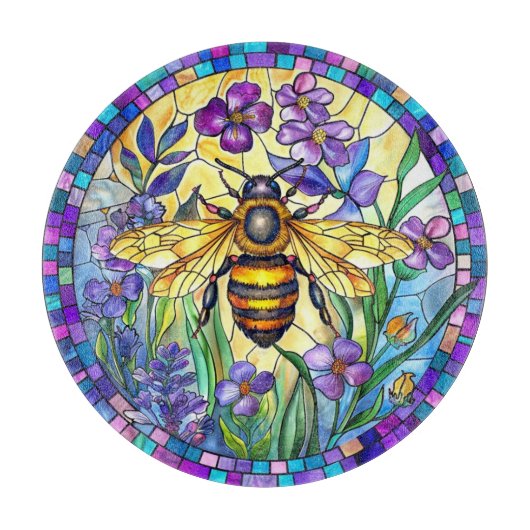 Planche À Découper Conseil de coupe des abeilles (Devant)