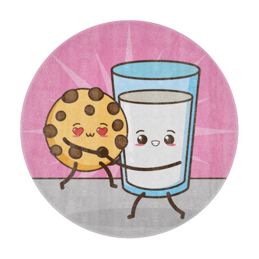 Planche À Découper Conseil de coupe des aliments de Kawaii (Devant)