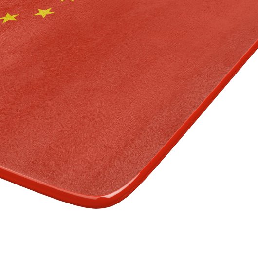 Planche À Découper Conseil de coupe du drapeau chinois (Chine) (Coin)