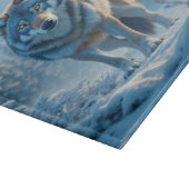 Planche À Découper Conseil de coupe du loup d'hiver (Coin)