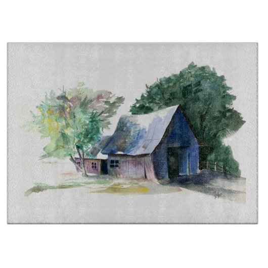 Planche À Découper Conseil de coupe - Grange rurale (Devant)