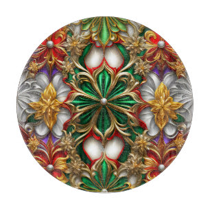PLANCHE À DÉCOUPER CONSEIL DE COUPE ~ MOTIF DE NOËL ~