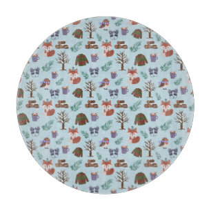 Planche À Découper Conseil de coupe Motif d'hiver
