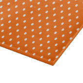 Planche À Découper Conseil de coupe Pois orange (Coin)