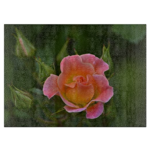 Planche À Découper Conseil de coupe rose (Devant)