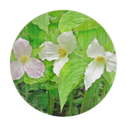 Planche À Découper Conseil de coupe "Trillium" (Devant)