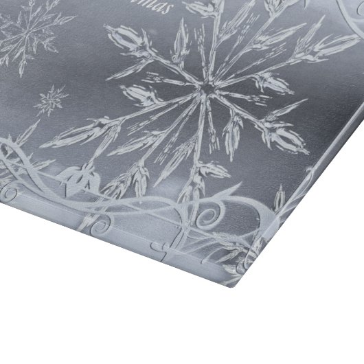 Planche À Découper Conseil de Curting de flocon de neige (Coin)