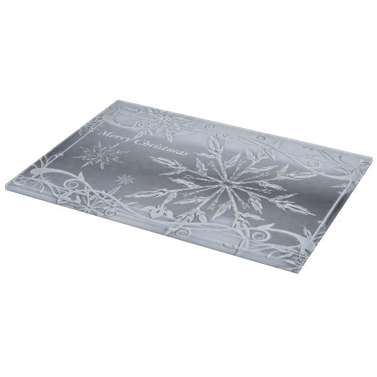 Planche À Découper Conseil de Curting de flocon de neige (Coin)