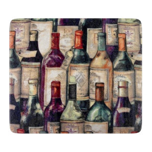 Planche À Découper Conseil de taille du verre d'amateurs de vin