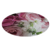 Planche À Découper Conseil de taille du verre de roses et (Coin)