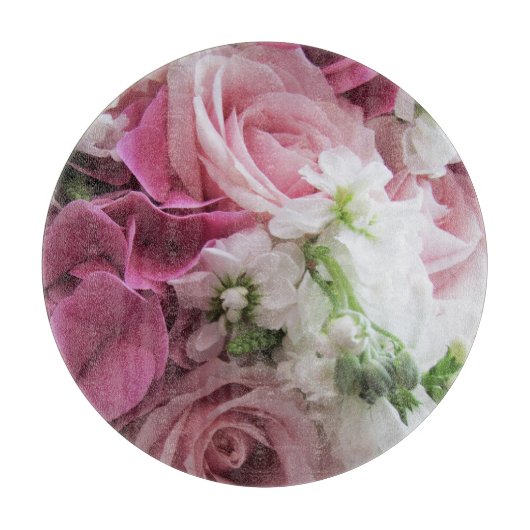 Planche À Découper Conseil de taille du verre de roses et (Devant)