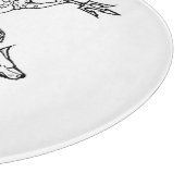 Planche À Découper Conseil décoratif de taille du verre (Coin)