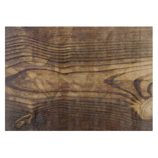 Planche À Découper conseil en bois foncé (Devant)