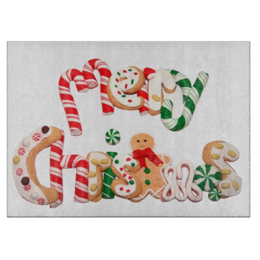 Planche À Découper Conseil/Noël de taille du verre (Devant)