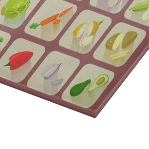Planche À Découper Conseil végétarien de taille du verre de jardin