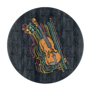 Planche À Découper Consommation de violon moderne