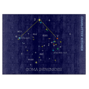 Planche À Découper Constellation Coma Berenices de l'hémisphère Nord