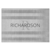 Planche À Découper Contemporain Faux Argent Ombre Gris (Devant)