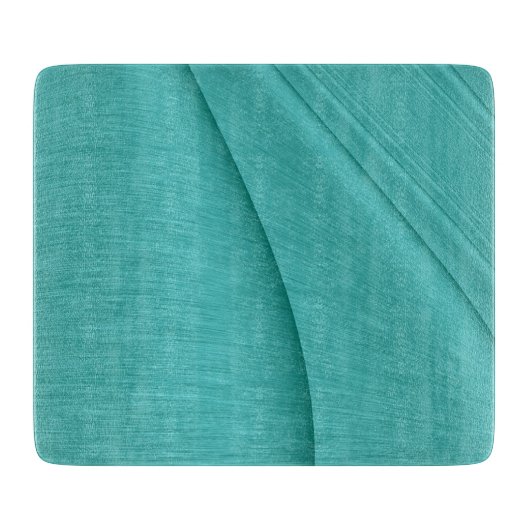 Planche À Découper Contour turquoise (Devant)