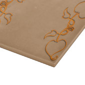 Planche à découper - Contours de feuilles d'orange (Coin)