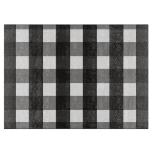 PLANCHE À DÉCOUPER CONTRÔLE NOIR ET BLANC DE GUINGAN DE FERME