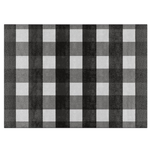 PLANCHE À DÉCOUPER CONTRÔLE NOIR ET BLANC DE GUINGAN DE FERME (Devant)