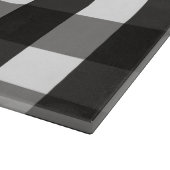 PLANCHE À DÉCOUPER CONTRÔLE NOIR ET BLANC DE GUINGAN DE FERME (Coin)
