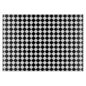 Planche À Découper Contrôleurs blancs noirs de diamant (Devant)