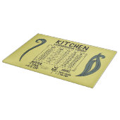 Planche À Découper Conversions de cuisine Carte de coupe en verre (Coin)