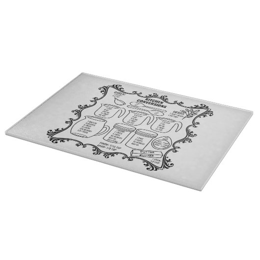 Planche À Découper Conversions et mesures de cuisine (Coin)