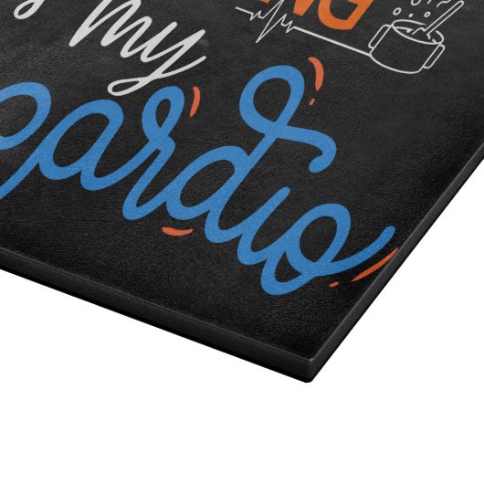 Planche À Découper Cooking is My Cardio (Coin)