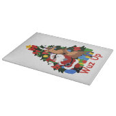 Planche À Découper Cool Père Noël Et Reindeer Cutboard (Coin)