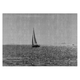 Planche À Découper Cool photo moderne bateau à voile en été