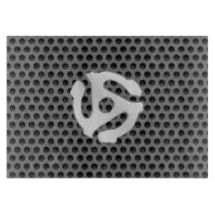Planche À Découper COOL Retro Vintage Silver Chrome Comme 45 espacer 