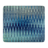 Planche À Découper COOL Rustic Zigzag Motif Wavy (Devant)