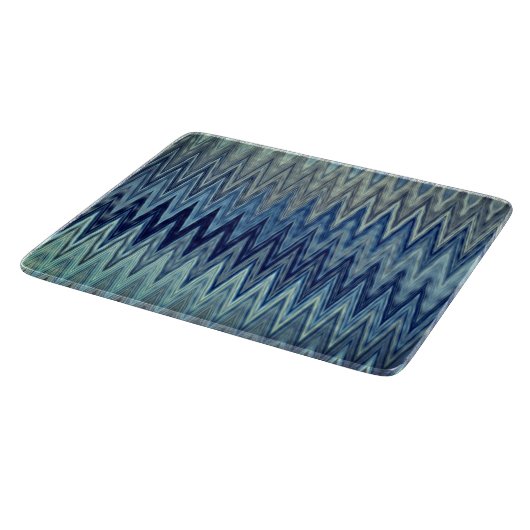 Planche À Découper COOL Rustic Zigzag Motif Wavy (Coin)