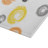 Planche À Découper Cool, tendance, urbain, moderne peinture brosse (Coin)